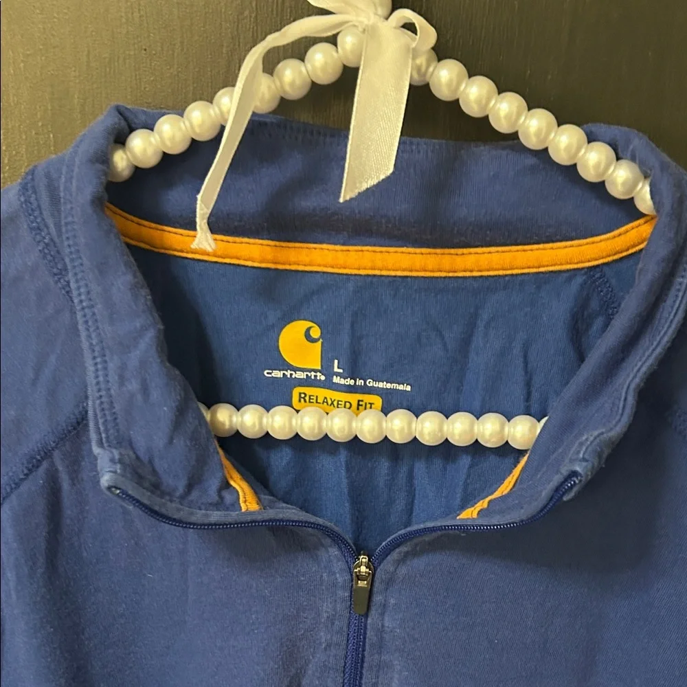 Carhartt Royal Blue Half-Zip Pullover - Picture 2 of 2